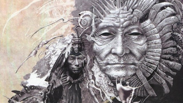 Графика: крупный фрагмент обложки коричневого тома